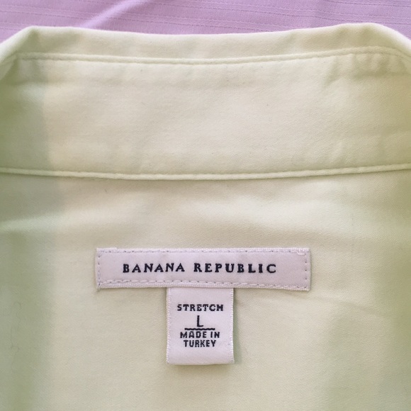 Stretch cotton 3/4 sleeve button down - Picture 4 of 5